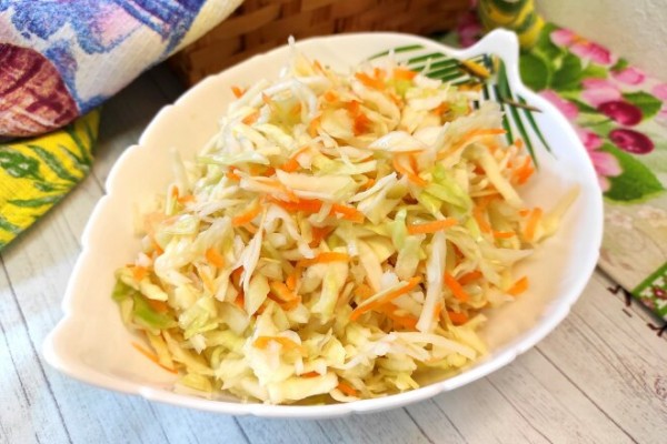 Маринованная капуста с морковью быстрого приготовления с уксусом, рецепт с фото пошагово и видео Маринованная капуста с морковью быстрого приготовления с уксусом, рецепт с фото пошагово и видео