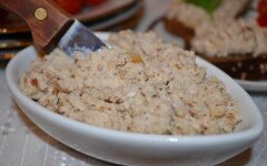 Паштет из консервированной фасоли с орехами, рецепт с фото и видео Паштет из консервированной фасоли с орехами, рецепт с фото и видео