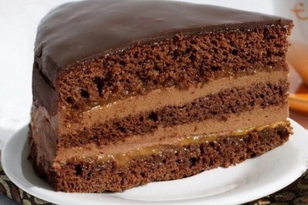 Домашний торт «Прага» с коньяком, рецепт с фото