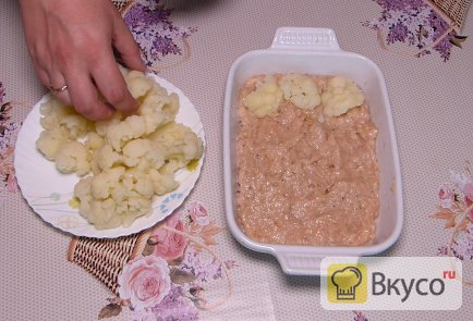Запеканка из цветной капусты с куриным фаршем, рецепт с фото пошагово и видео