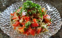 Аджапсандали из баклажанов с помидорами и перцем, рецепт с фото