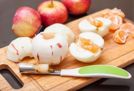 Творожный пирог с яблоками и мандаринами в духовке, рецепт с фото пошагово