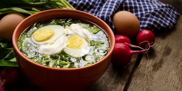 Рецепт дня: холодный щавелевый суп